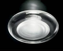 KEYRA 60 P-PL Plafon Leucos 60 cm przezroczysty LED