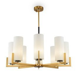 Lampa Złoto Czarna Wisząca Maytoni Fortano MOD089PL-08BS