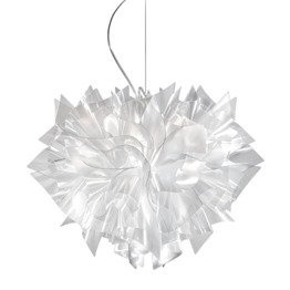 Żyrandol włoski Slamp Veli kolor transparentny średnica 60 cm