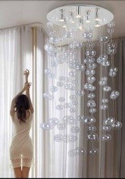 AZzardo Luvia 125 XL clear Lampa Sufitowa