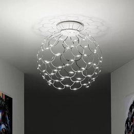 Plafoniera Sforzin Lamoi 40 cm kolor chrom