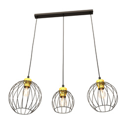 Lampa Wisząca Emibig Nando 3 Bl Gold (1368/3)