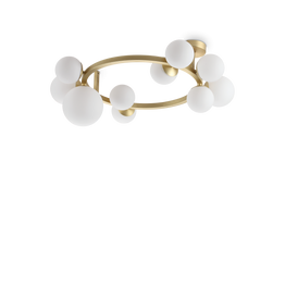 Plafon Ideal Lux Perlage Pl10 Bianco 327815