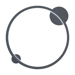 Oprawa Sufitowa Milagro Saturno Black 25W LED ML8858