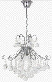 Barcelona 6245/4 8C Elem Oprawa Wisząca Kryształowa chrom