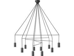 Imbria Black 9680 Nowodvorski Lampa wisząca