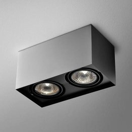 Plafon AQform SQUARES 50-2 230V 45812-0000-U8-PH-12 Czarny