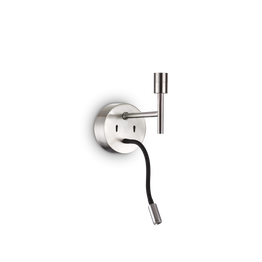 Lampa Ścienna Ideal Lux Set Up Map2 Nickel 259833