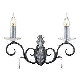 Amarilli AML2-BLK-SILVER Kinkiet Elstead Lighting