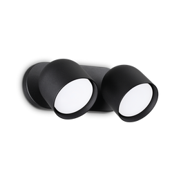 Lampa Ścienna Ideal Lux Dodo Ap2 Nero 327938