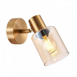 Lampa ścienna Italux Santia SPL-65342-1-BRO-AMB