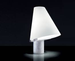 MICENE T Lampka Stolikowa biała nowoczesna Leucos