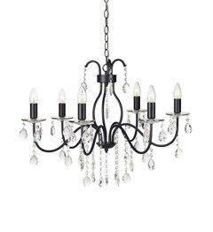 Mary 107760 Markslojd Zwis kolor czarny 6 x E14